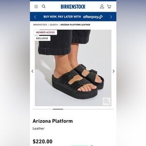 Birkenstock Arizona Platform Papillio